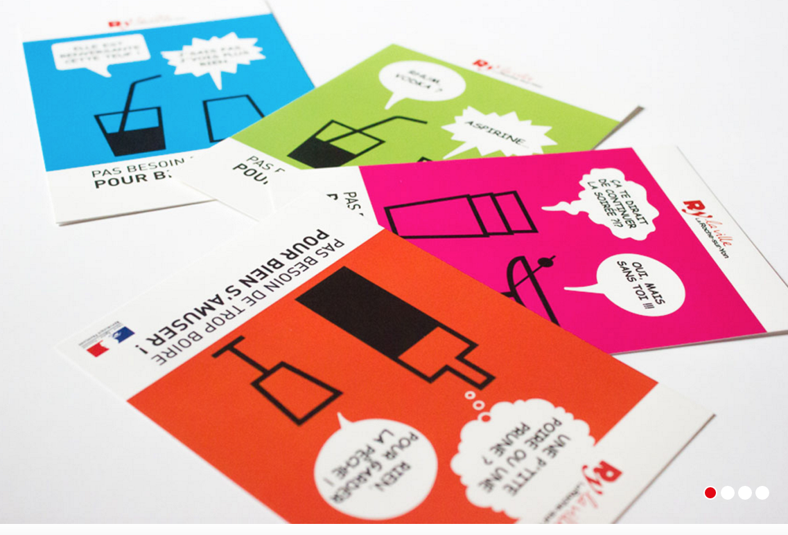 carte postale publicaitaire