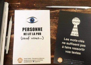 cartes publicitaires