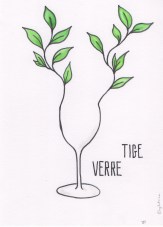 etiquette vin illustration
